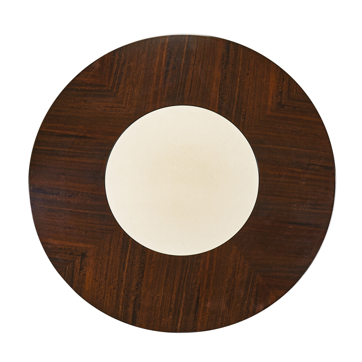Paris Chic, Round Dining Table, 48-inch, Dining Table Set, Timeless elegance, Sophisticated design, Modern dining room, Espresso-finished hardwood, Figured, eucalyptus veneer, Luxury and style, Ample space, Intimate gatherings, Family meals, Dining ensemble, Home décor, dream art , Michael amini