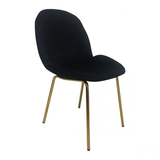 Siena Dining Chair Black Velvet - Dreamart Gallery
