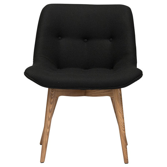 BRIE DINING CHAIR BLACK - Dreamart Gallery