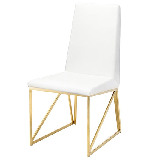 CAPRICE DINING CHAIR WHITE - Dreamart Gallery