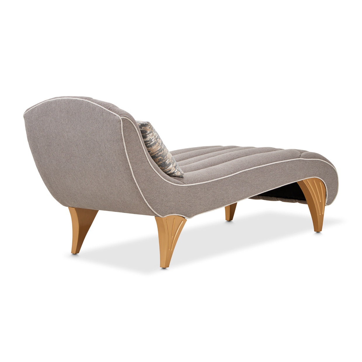 Chaise,St Charles,luxury,curve,sculpted silhouette,Dove Gray, michael amini