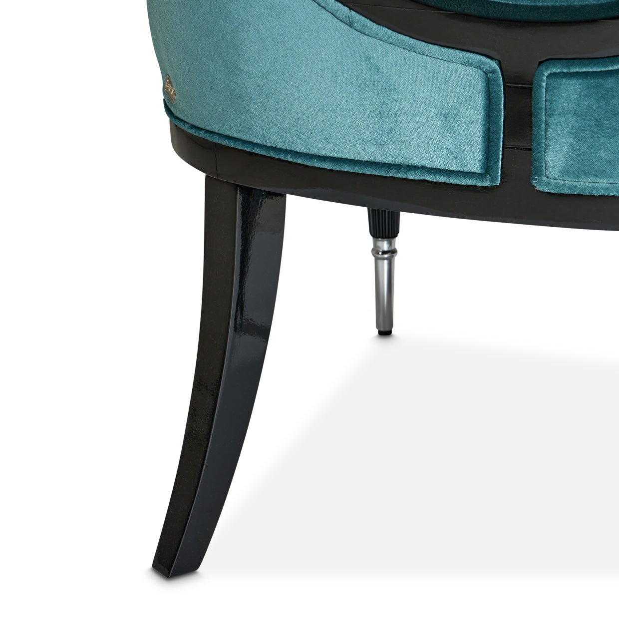 Accent Chair,Azure Black,  L'art de vivre, Sophistication, Exquisite piece, Home décor, Refinement, Elegance, Style, Interior design, Living space, dream art , Michael amini