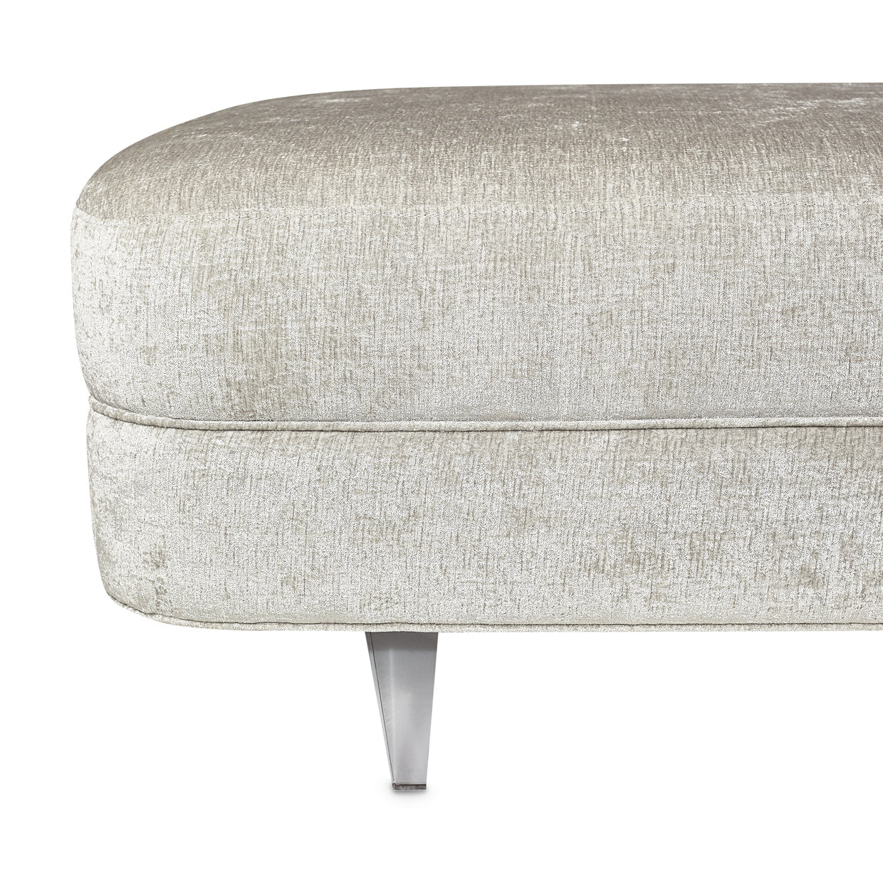 Lanna Chaise, Tailored details, Soft neutrals, Chenille fabric, Luxury cushions, Velvet, honeycomb pattern, Everyday lounging, Home style, dream art, Michael amini 
