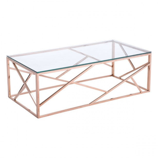 Cage Coffee Table Rose Gold - Dreamart Gallery