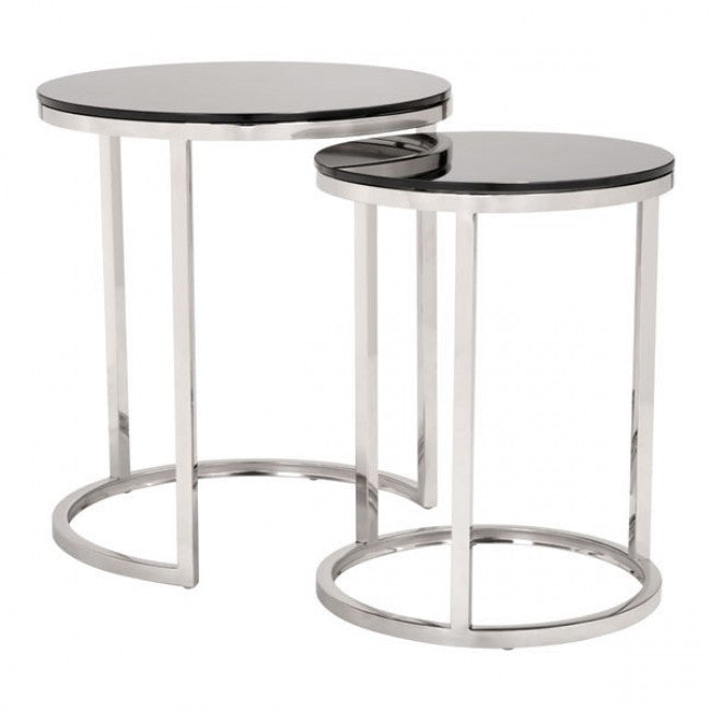 Rem Coffee Table Sets Black & Stainless - Dreamart Gallery