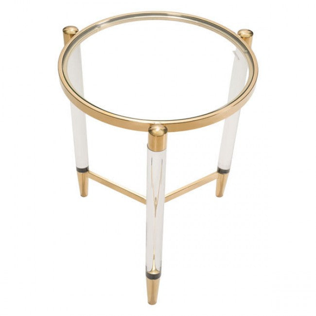 Existential Side Table Gold - Dreamart Gallery
