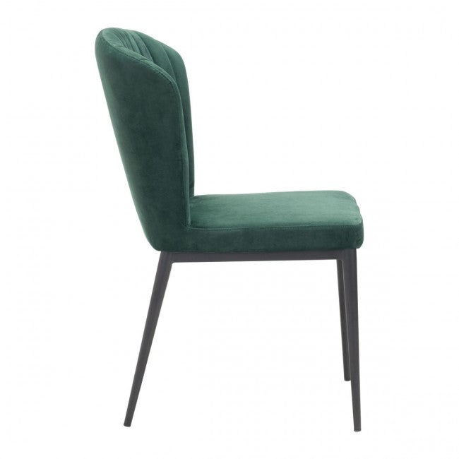 Tolivere Dining Chair Green Velvet - Dreamart Gallery