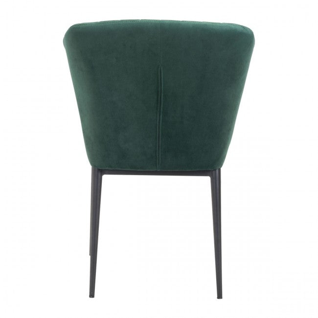 Tolivere Dining Chair Green Velvet - Dreamart Gallery