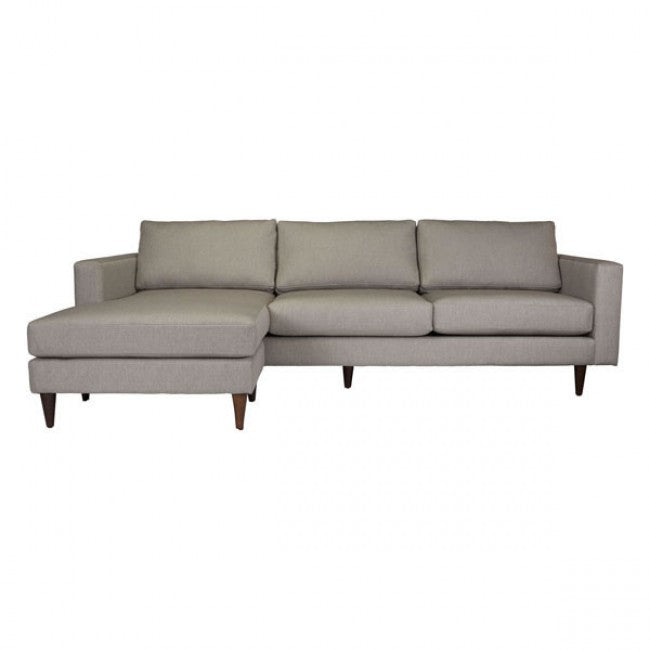 Kace Sectional Feather Gray - Dreamart Gallery
