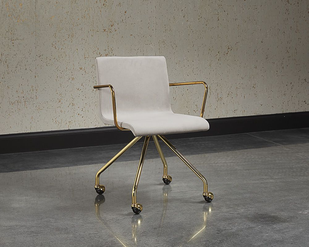 Elijah Office Chair - Antonio Linen - Dreamart Gallery