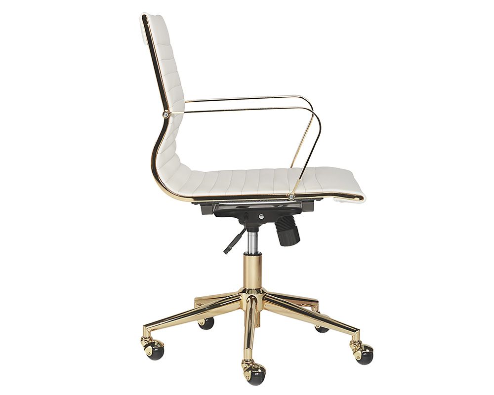 Jessica Office Chair - White - Dreamart Gallery