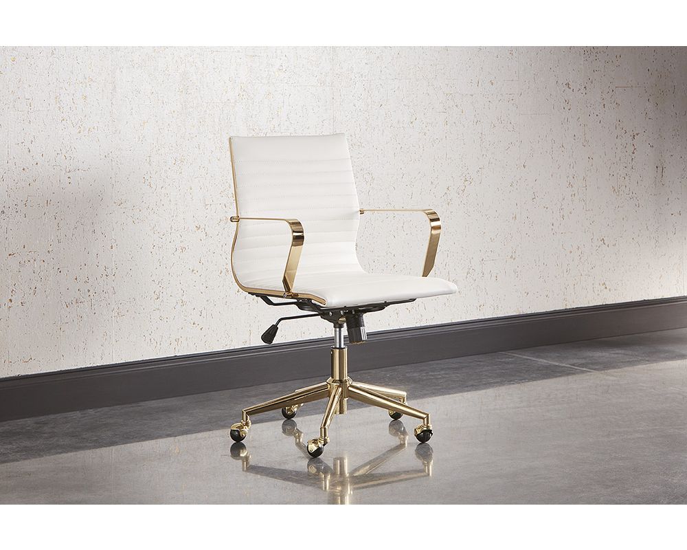 Jessica Office Chair - White - Dreamart Gallery