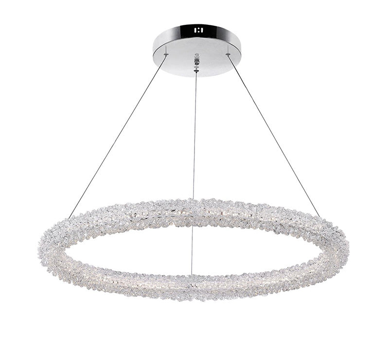 LED CHANDELIER WITH CHROME FINISH - Dreamart Gallery