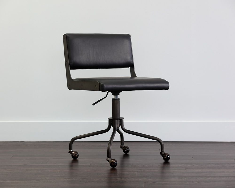 Davis Office Chair - Black - Black - Dreamart Gallery