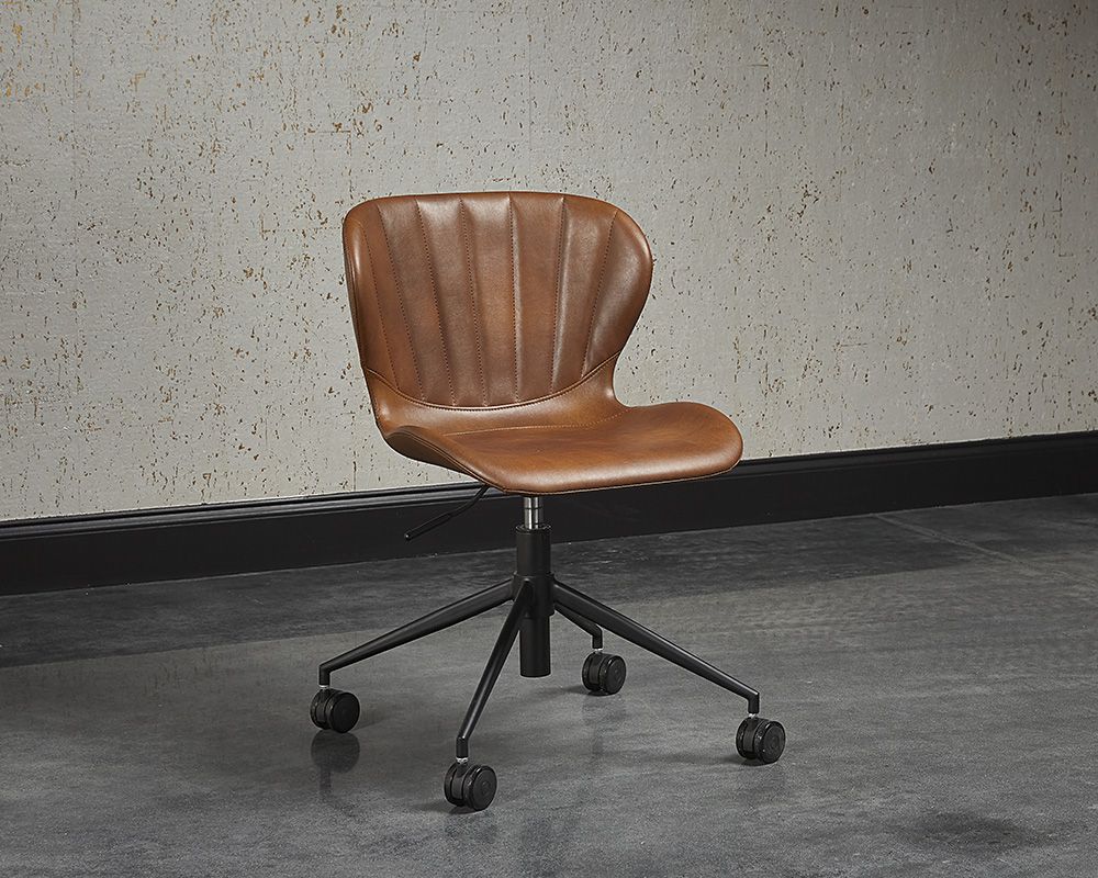 Arabella Office Chair - Bravo Cognac - Dreamart Gallery