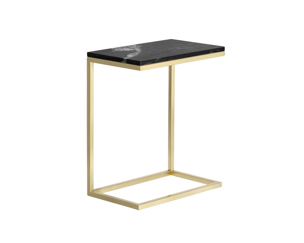 Amell End Table - Black - Dreamart Gallery