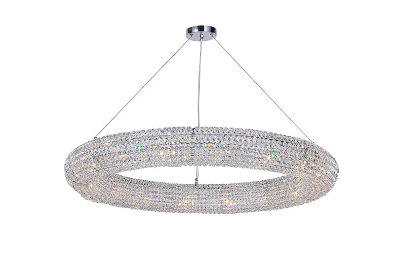 16 LIGHT CHANDELIER WITH CHROME FINISH - Dreamart Gallery
