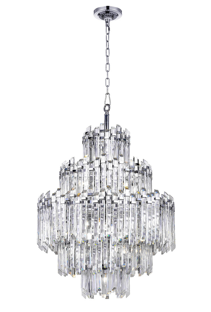 15 LIGHT CHANDELIER WITH CHROME FINISH - Dreamart Gallery