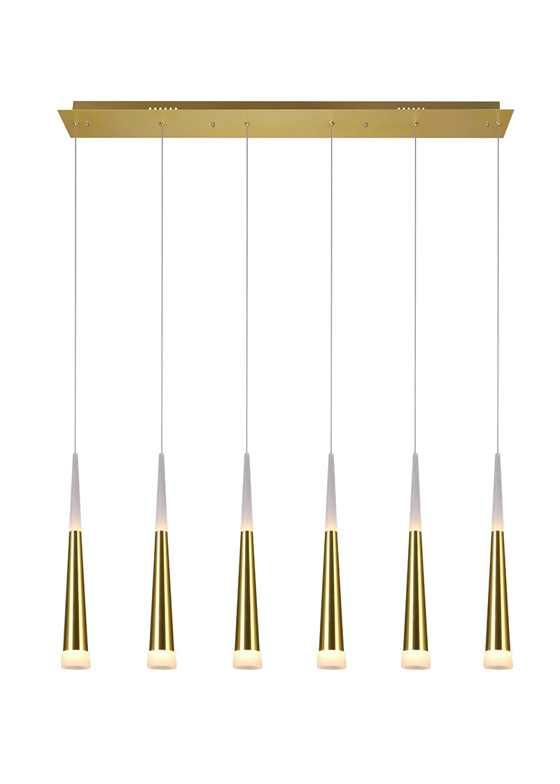 LED POOL TABLE LIGHT WITH GOLD LEAF FINISH - Dreamart Gallery