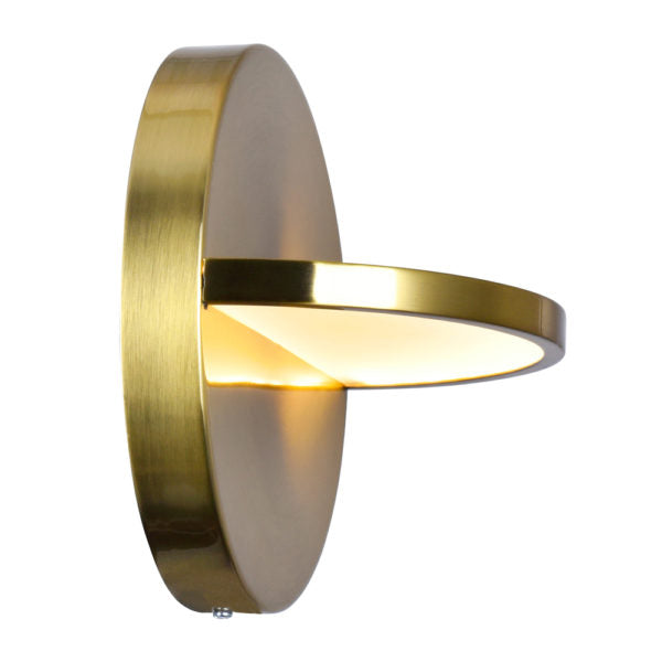 LED SCONCE WITH BRUSHED BRASS FINISH - Dreamart Gallery