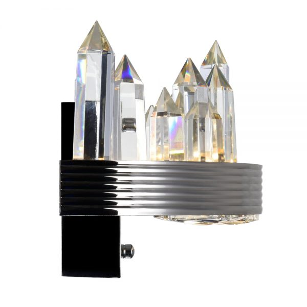 LED SCONCE WITH POLISHED NICKEL FINISH - Dreamart Gallery