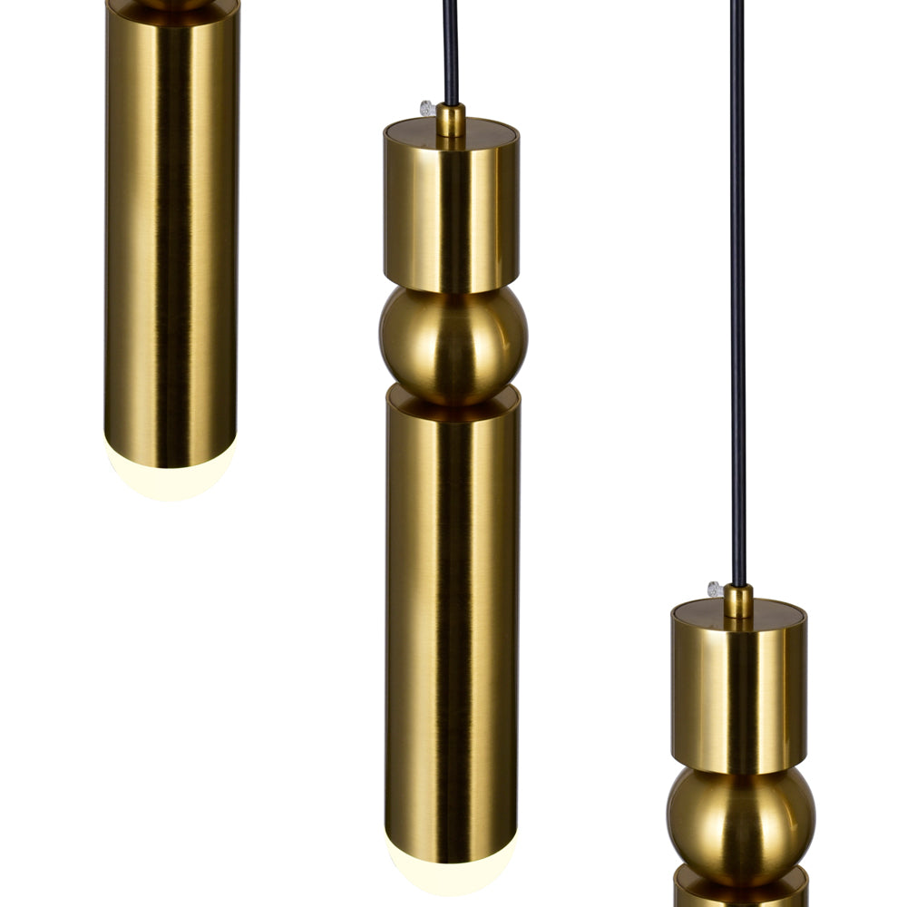 LED PENDANT WITH BRASS FINISH - Dreamart Gallery