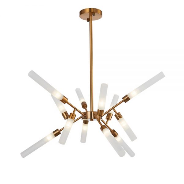 12 Light modern sputnik chandelier (G9) - Dreamart Gallery