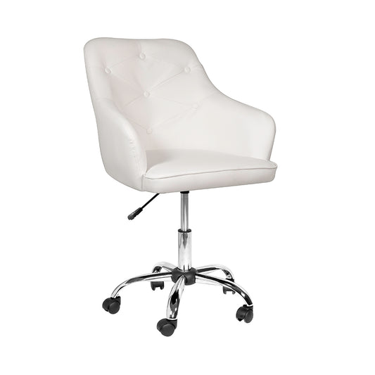 Omni Office Chair: Cream Leatherette - Dreamart Gallery