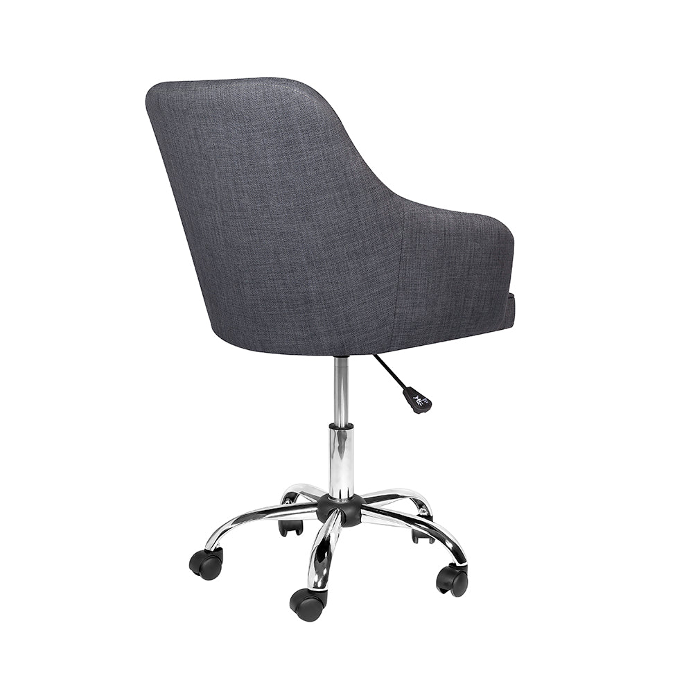 Omni Office Chair: Grey Linen Fabric - Dreamart Gallery