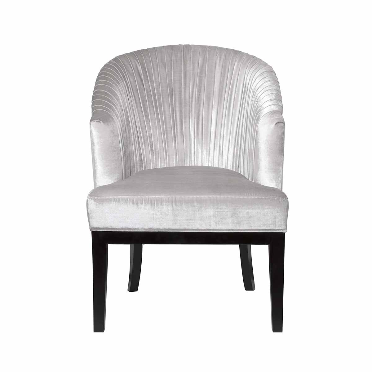 Versailles Grey Velvet Chair - Dreamart Gallery