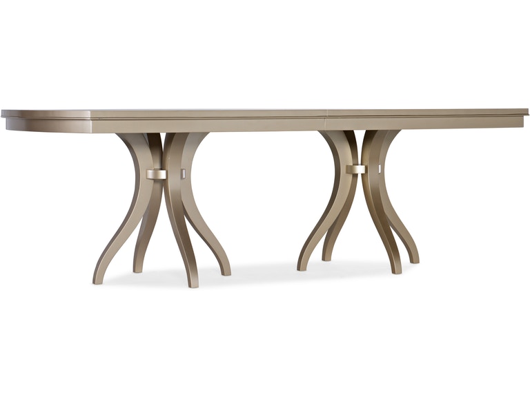 Melange Monique Rectangle Dining Table w/2-22in leaves - Dreamart Gallery