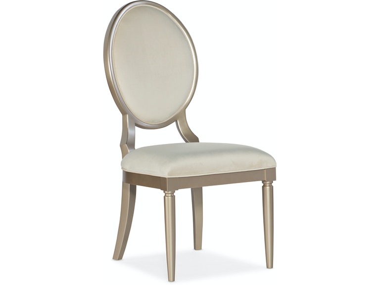 Melange Monique Upholstered Side Chair - Dreamart Gallery