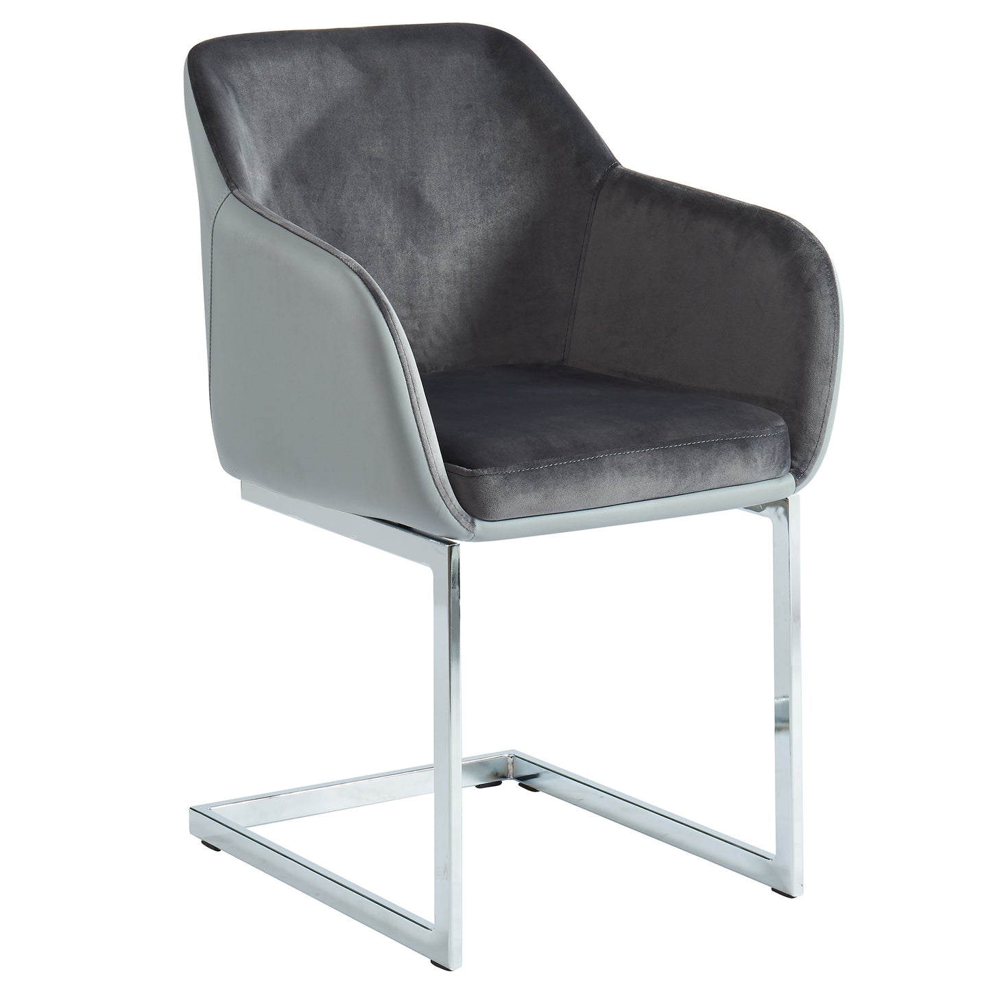 Modena Side Chair in Grey - Dreamart Gallery