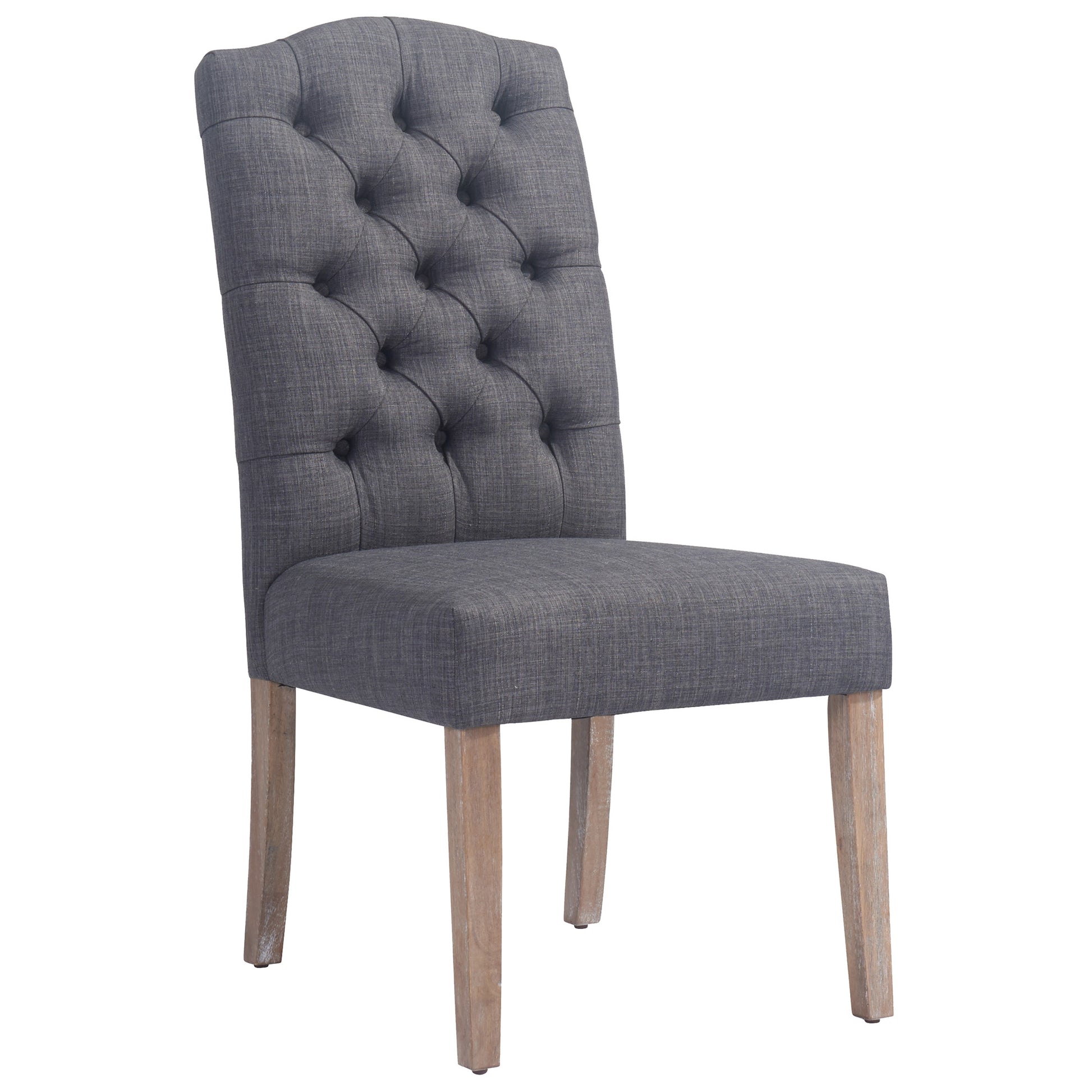 Lucian Side Chair in Grey - Dreamart Gallery
