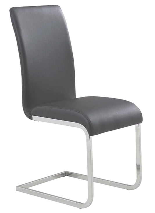 Maxim Side Chair in Grey - Dreamart Gallery