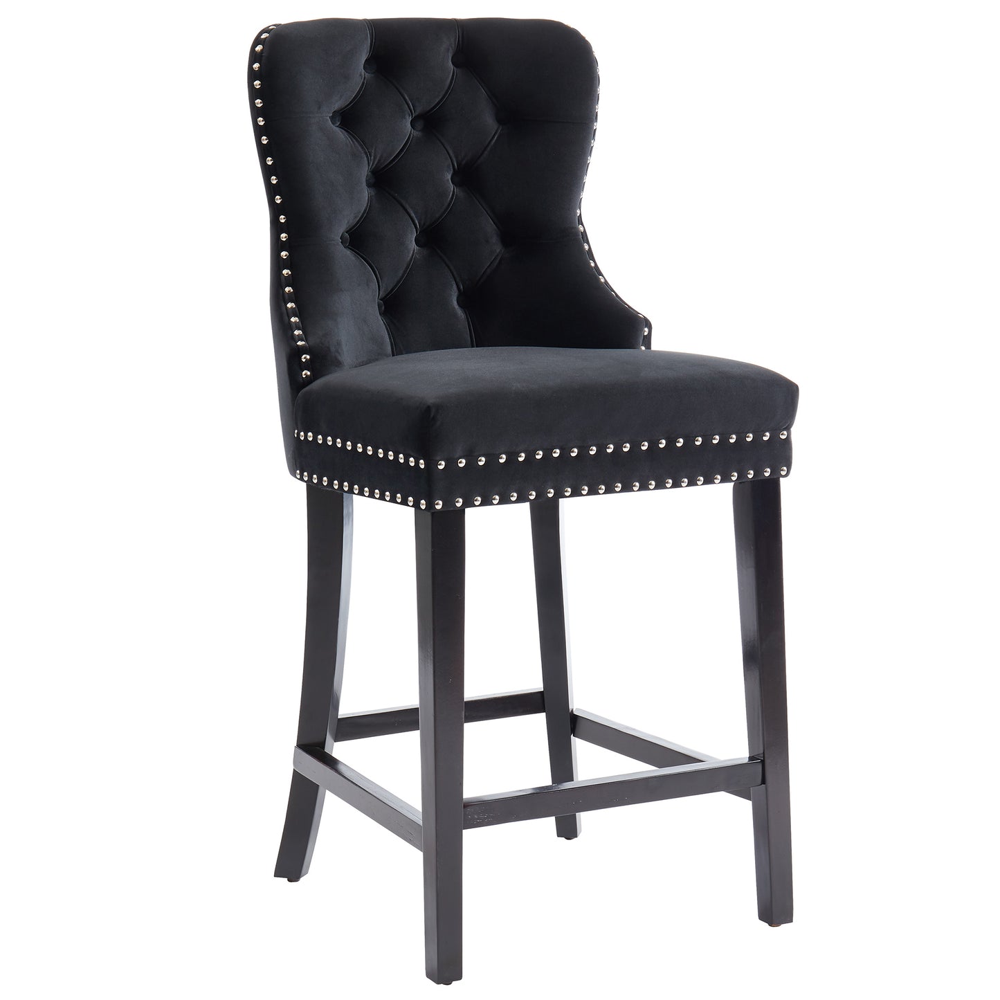 Rizzo 26'' Counter Stool in Black - Dreamart Gallery