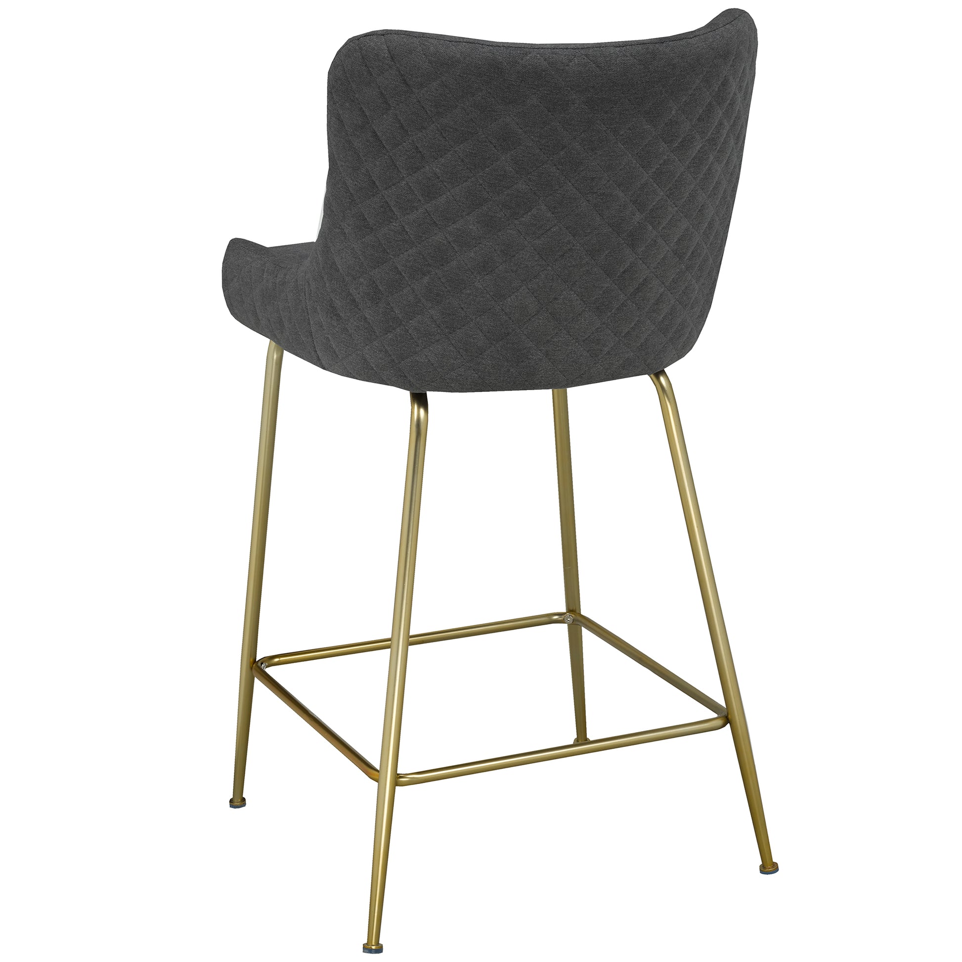 Giselle 26'' Counter Stool in Grey - Dreamart Gallery