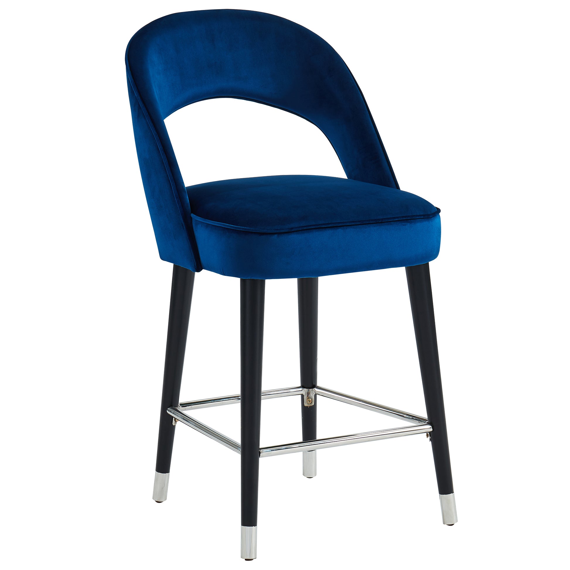 Vogue 26'' Counter Stool in Blue - Dreamart Gallery