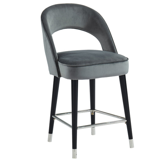Vogue 26'' Counter Stool in Grey - Dreamart Gallery