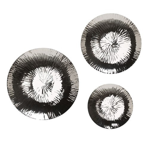 Wall Hanging Plate (set of 3) Nickle Plated - Dreamart Gallery