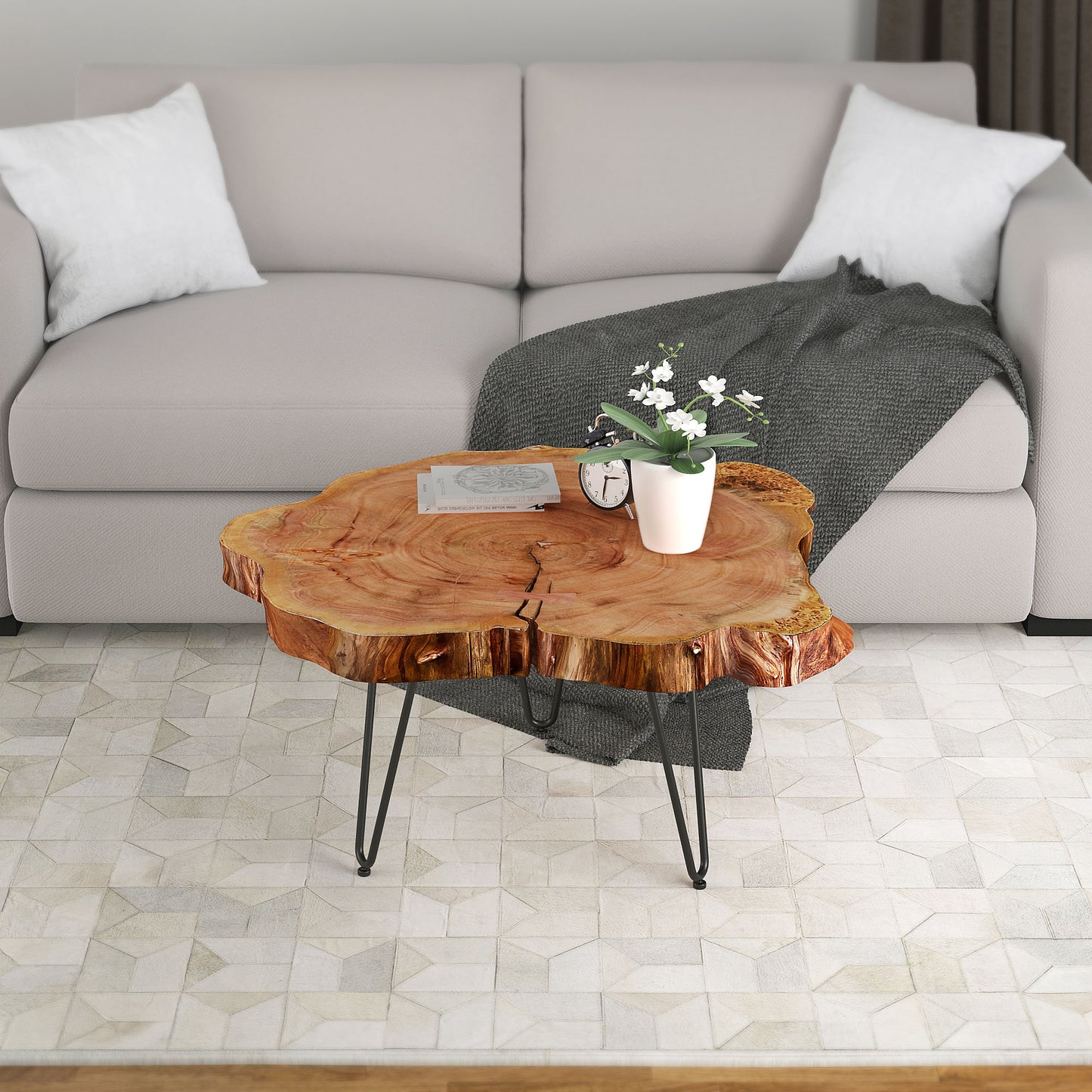 Nila Coffee Table in Natural - Dreamart Gallery