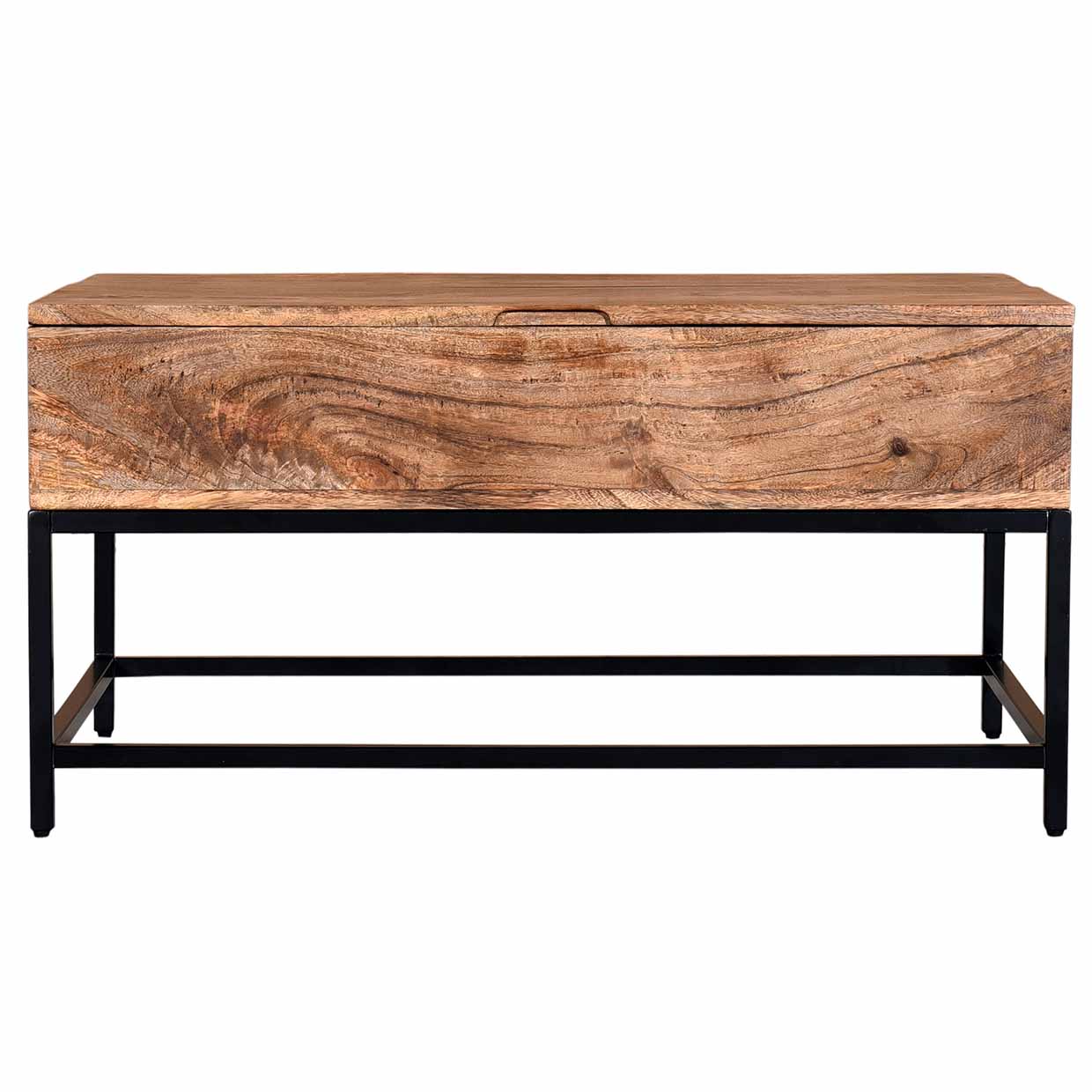 Ojas Lift-Top Coffee Table in Natural Burnt - Dreamart Gallery