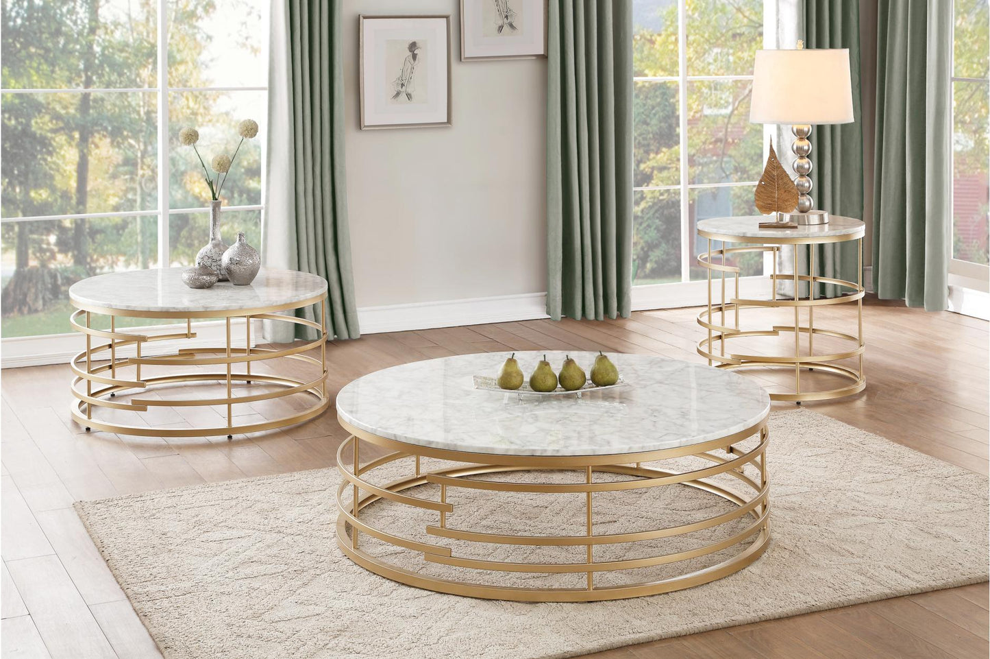 Brassica  Round Coffee Table - Dreamart Gallery