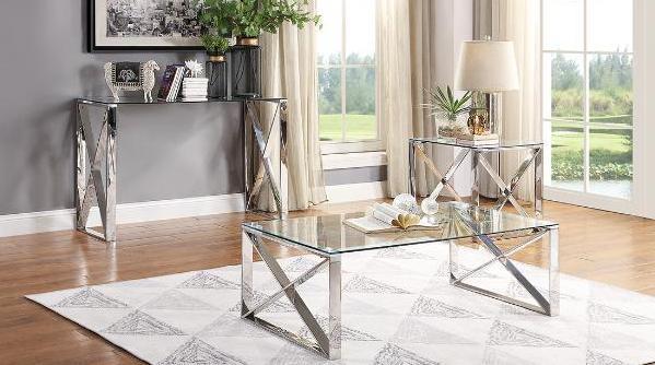 Coffee Table w/8mm Tempered Glass - Dreamart Gallery