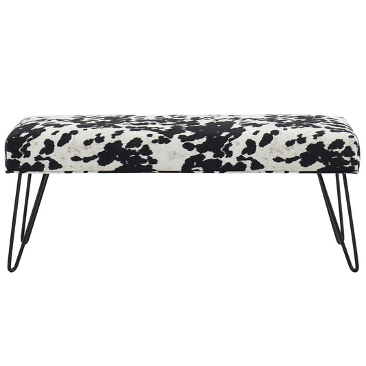Angus Bench in Black - Dreamart Gallery
