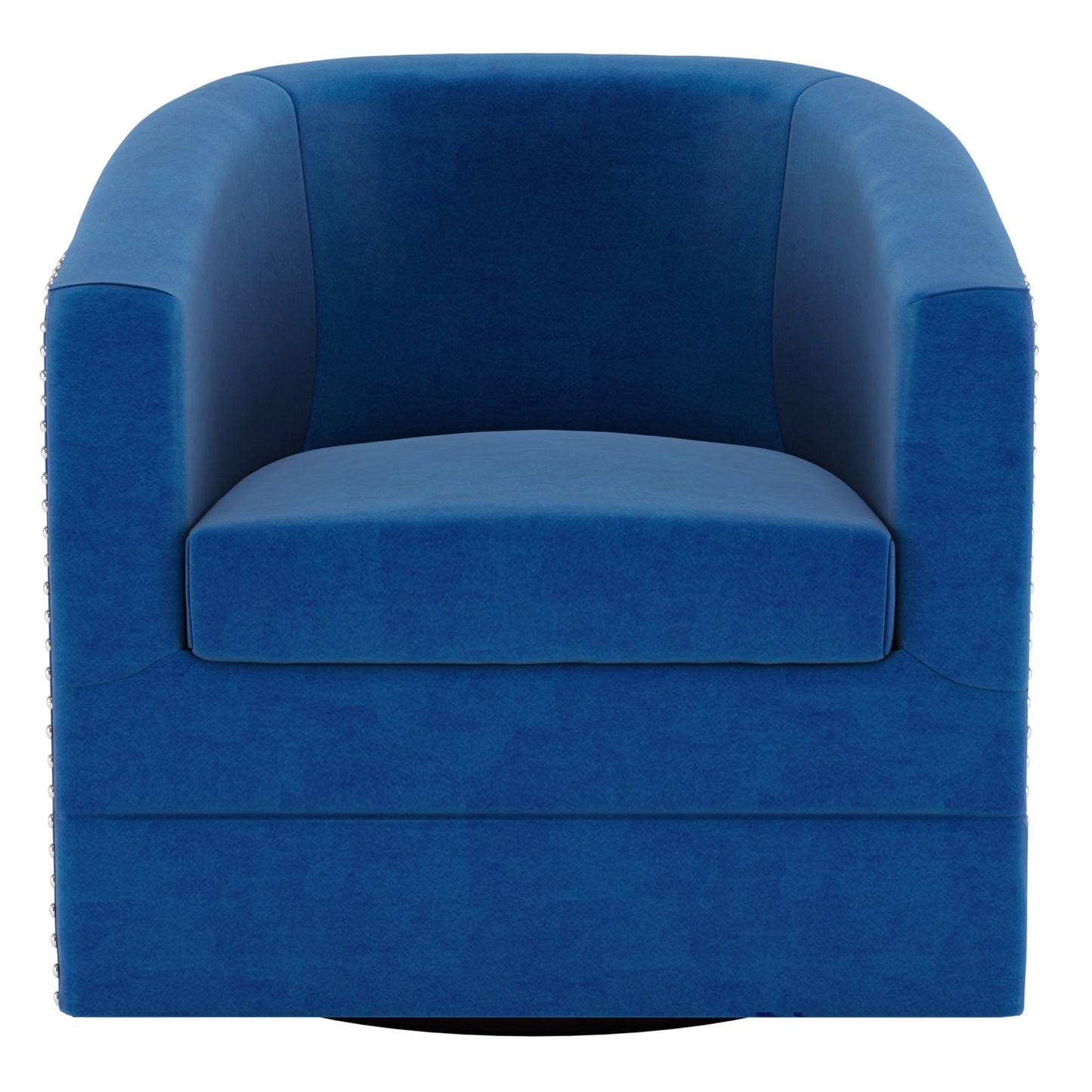 Velci Swivel Accent Chair in Blue - Dreamart Gallery