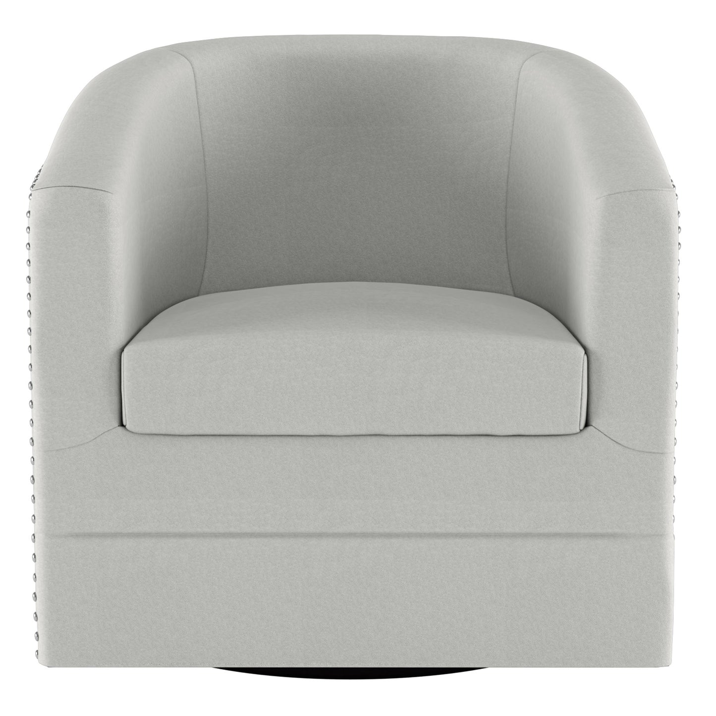 Velci Swivel Accent Chair in Ivory - Dreamart Gallery