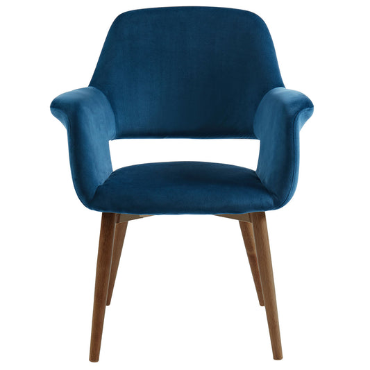 Miranda Accent & Dining Chair in Blue - Dreamart Gallery