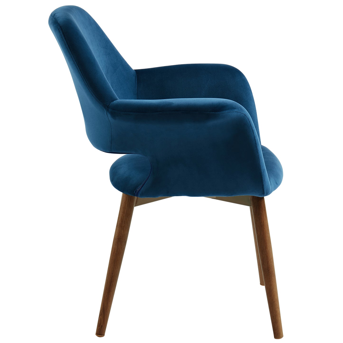 Miranda Accent & Dining Chair in Blue - Dreamart Gallery