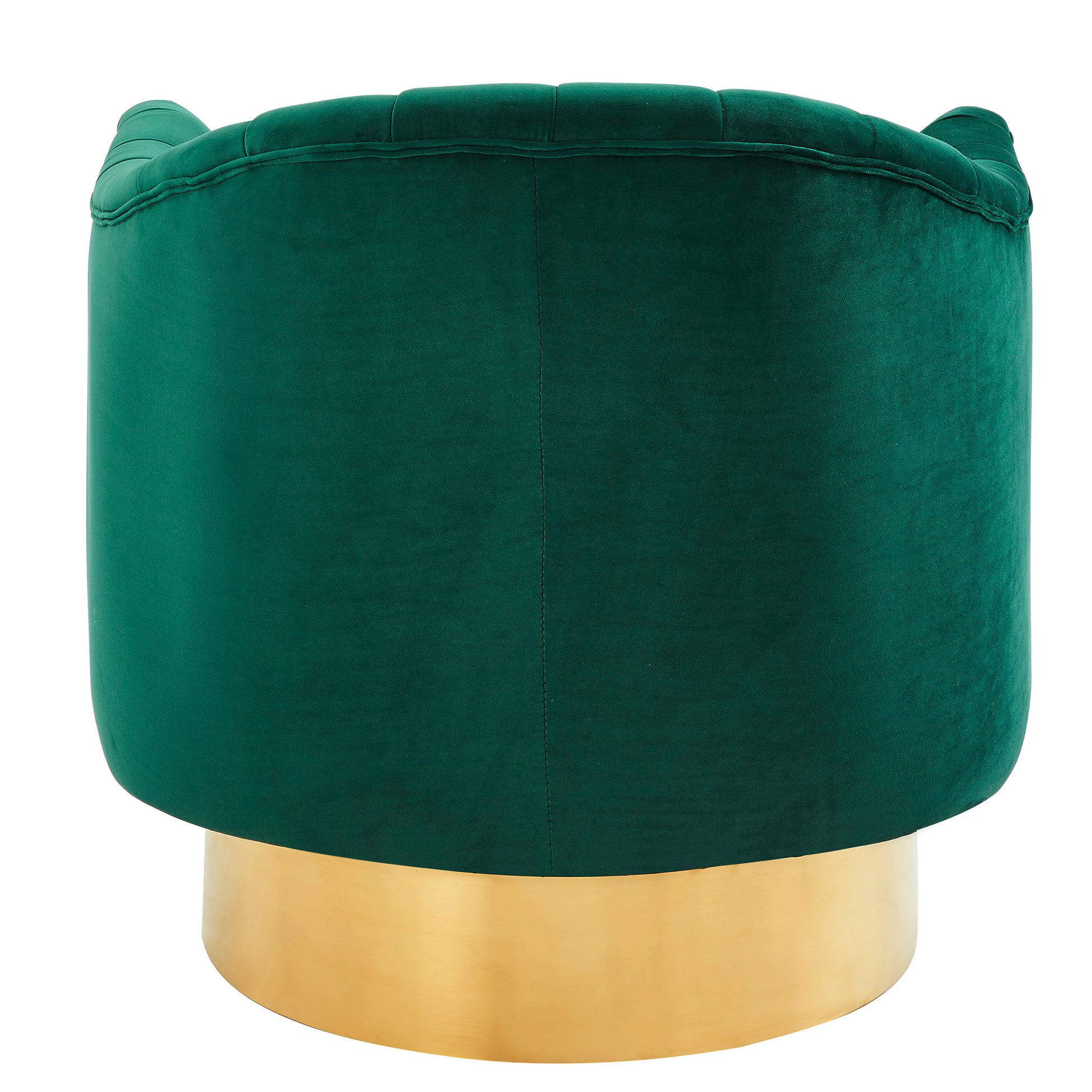 Cortina Accent Chair in Green & Gold - Dreamart Gallery